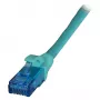EFB RJ45 Patchkabel Cat.6A U/UTP LSZH Premium 500MHz grün 15m