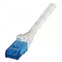 EFB RJ45 Patchkabel Cat.6A U/UTP LSZH Premium 500MHz Grau 0,25m