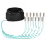EFB Trunk Kabel U-DQ(ZN)BH OM3 12G (1x12) SC-SC 10m Dca LSZH