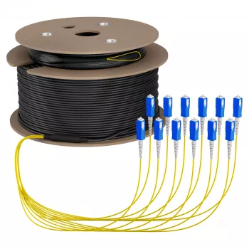 EFB Trunk Kabel U-DQ(ZN)BH OS2 12E (1x12) SC-SC 150m Dca LSZH G657A1