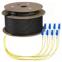 EFB Trunk Kabel U-DQ(ZN)BH OS2 8E (1x8) LC-LC 130m Dca LSZH G657A1