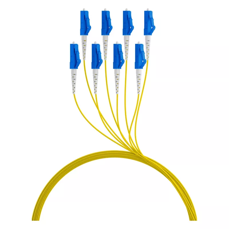 EFB-Trunkkabel U-DQ(ZN)BH OS2 8E (1x8) LC-LC 90m Dca LSZH G657A1