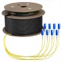 EFB Trunk Kabel U-DQ(ZN)BH OS2 8E (1x8) SC-SC 150m Dca LSZH G657A1