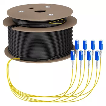 EFB Trunkkabel U-DQ(ZN)BH OS2 8E (1x8) SC-SC 180m Dca LSZH G657A1