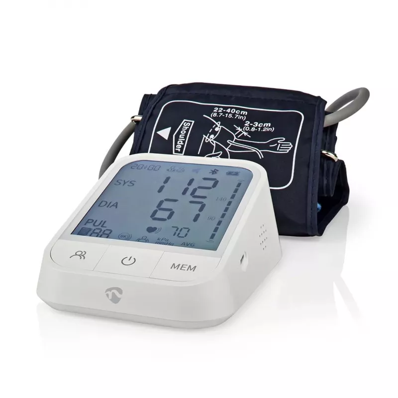 Blutdruckmessgerät Nedis SmartLife BTHBP10WT LCD 22-42 cm