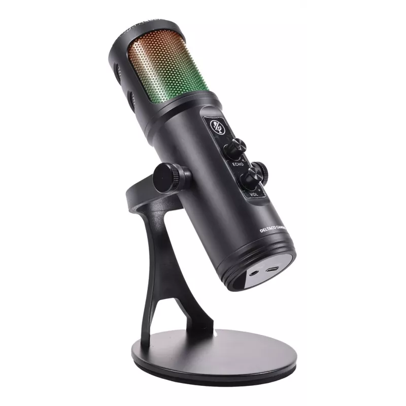 Deltaco Gaming RGB Streaming-Mikrofon schwarz