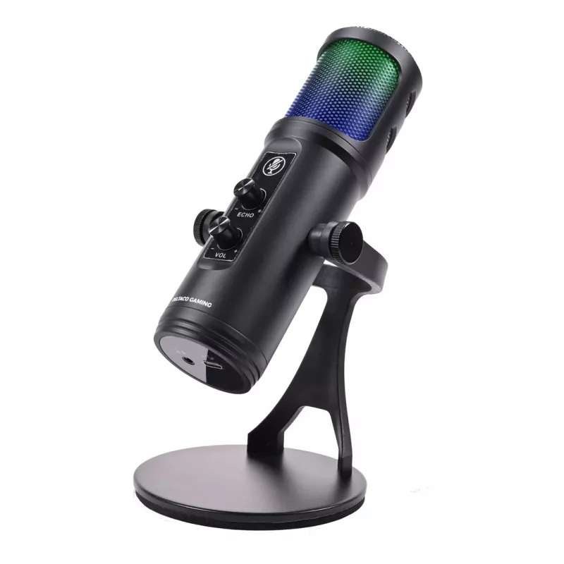 Deltaco Gaming RGB Streaming-Mikrofon schwarz