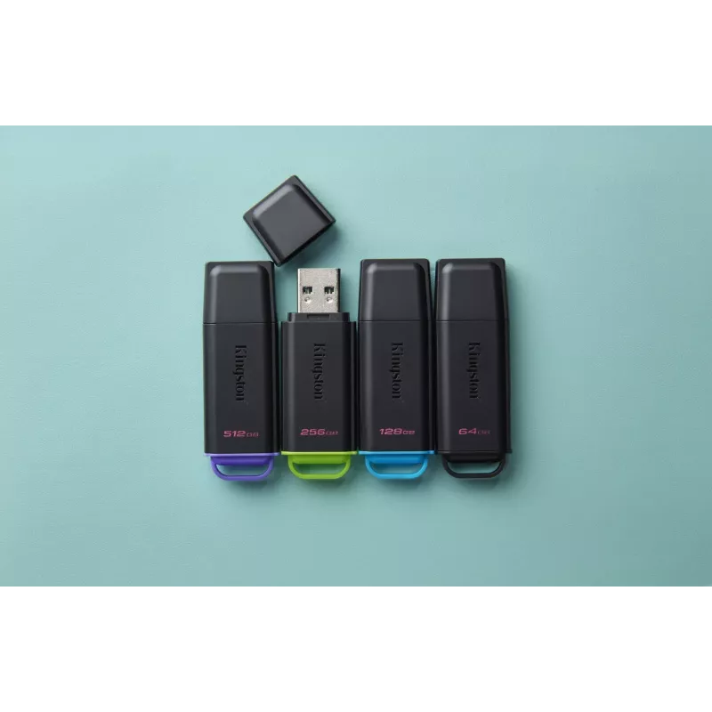 Kingston Technology DataTraveler 64GB Tragbarer USB 3.2 Gen 1 Exodia Schwarz