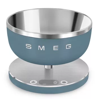 Smeg Küchenwaage dig. KSC01SBMWW, max. 5kg, Storm Blue