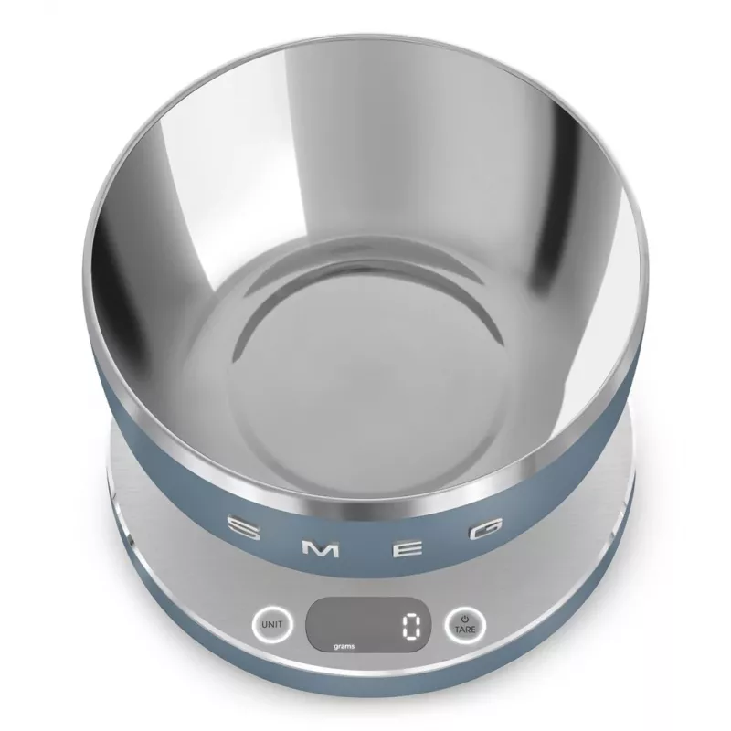 Smeg Küchenwaage dig. KSC01SBMWW, max. 5kg, Storm Blue