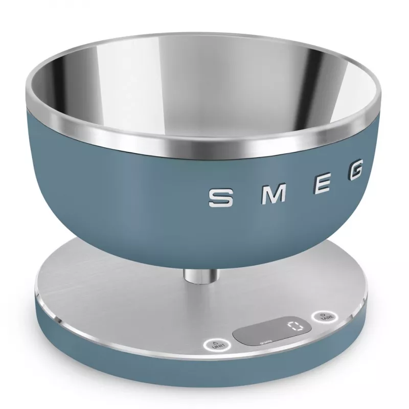 Smeg Küchenwaage dig. KSC01SBMWW, max. 5kg, Storm Blue