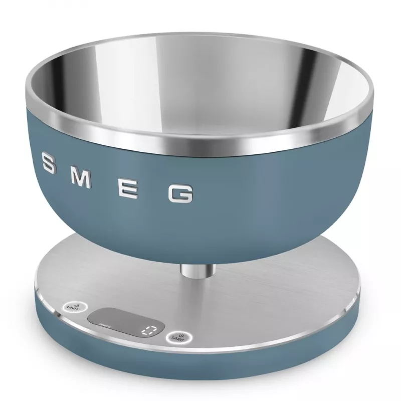 Smeg Küchenwaage dig. KSC01SBMWW, max. 5kg, Storm Blue