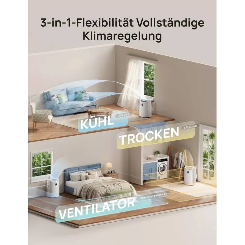 Dreo - Tragbare Klimaanlage, AC515 - Smart (Frachtzustellung)