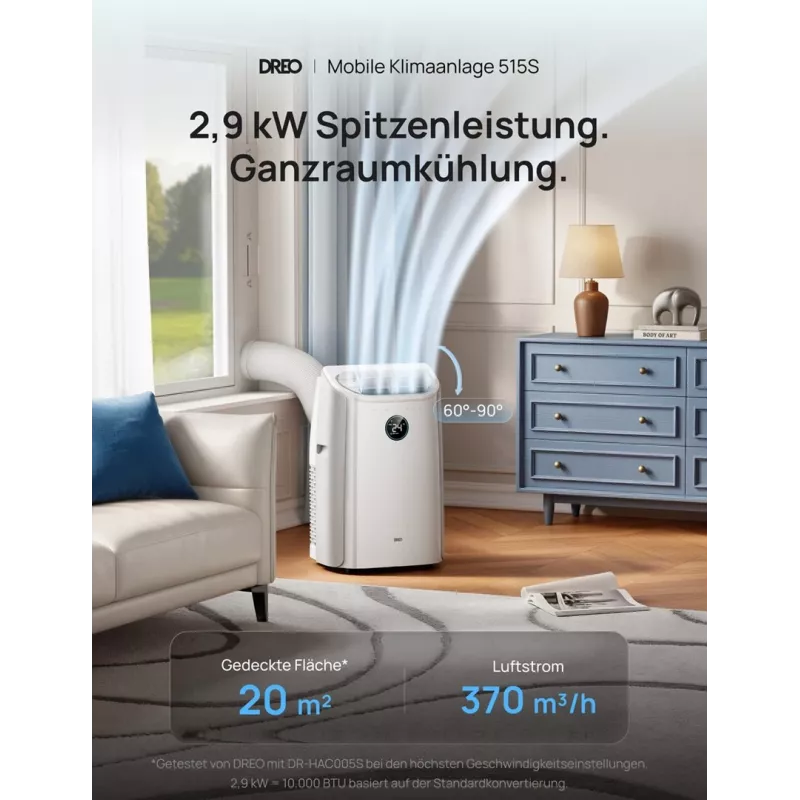 Dreo - Tragbare Klimaanlage, AC515 - Smart (Frachtzustellung)