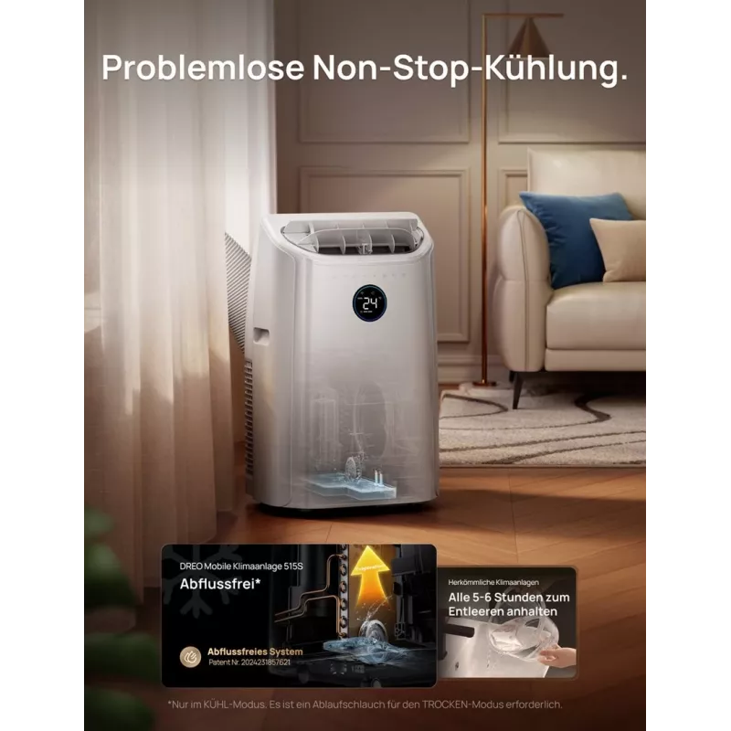Dreo - Tragbare Klimaanlage, AC515 - Smart (Frachtzustellung)