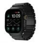 NOMAD Stratos Band - Titanarmband für Apple Watch 49mm mit FKM (schwarz Titan, schwarz FKM)