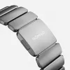 NOMAD Stratos Band - Titanarmband für Apple Watch 49mm mit FKM (naturfarbenes Titan, schwarzes FKM)