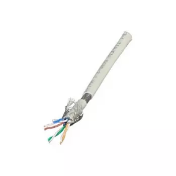 EFB Rohkabel Cat.7, S/FTP, LSZH, Grau, 100m Ring