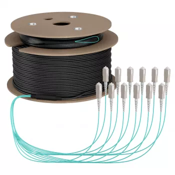 EFB Trunk Kabel U-DQ(ZN)BH OM3 12G (1x12) SC-SC 130m Dca LSZH