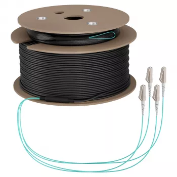 EFB Trunk-Kabel U-DQ(ZN)BH OM3 4G (1x4) LC-LC 50m Dca LSZH