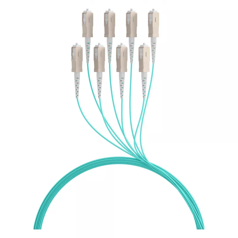 EFB Trunk Kabel U-DQ(ZN)BH OM3 8G (1x8) SC-SC 90m Dca LSZH