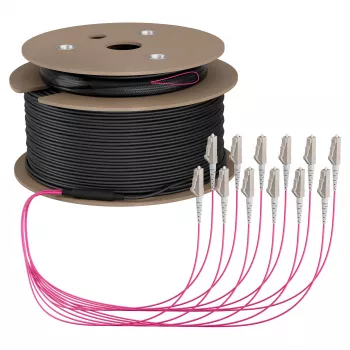 EFB Trunk Kabel U-DQ(ZN)BH OM4 12G (1x12) LC-LC 160m Dca LSZH