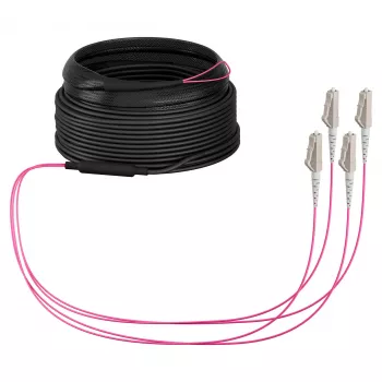 EFB Trunk-Kabel U-DQ(ZN)BH OM4 4G (1x4) LC-LC 30m Dca LSZH