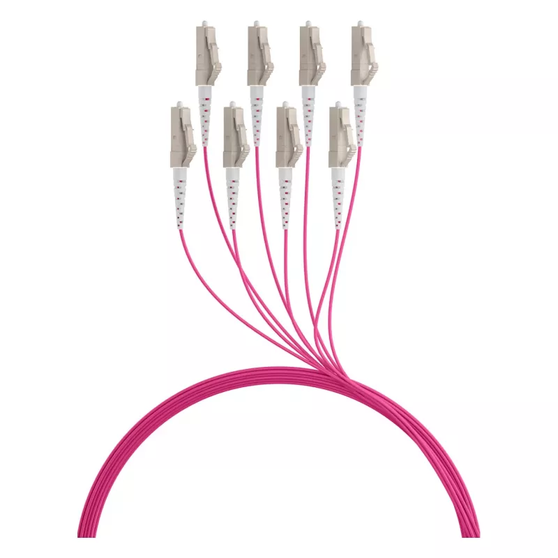 EFB Trunk-Kabel U-DQ(ZN)BH OM4 8G (1x8) LC-LC 80m Dca LSZH