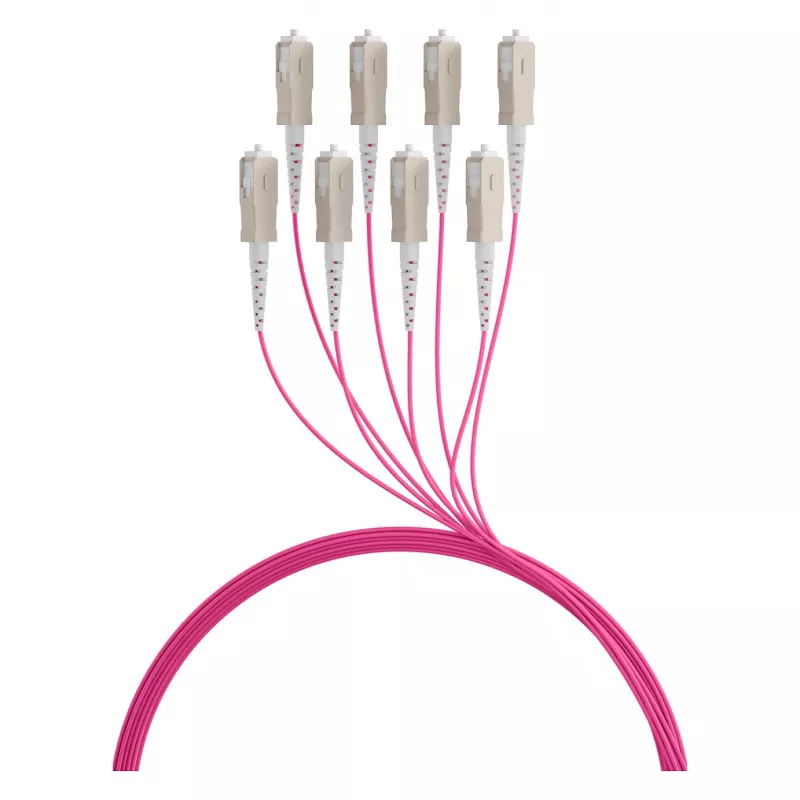 EFB Trunkkabel U-DQ(ZN)BH OM4 8G (1x8) SC-SC 150m Dca LSZH