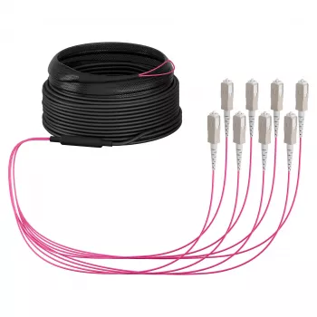 EFB Trunk Kabel U-DQ(ZN)BH OM4 8G (1x8) SC-SC 20m Dca LSZH
