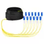 EFB Trunk-Kabel U-DQ(ZN)BH OS2 12E (1x12) SC-SC 20m Dca LSZH G657A1