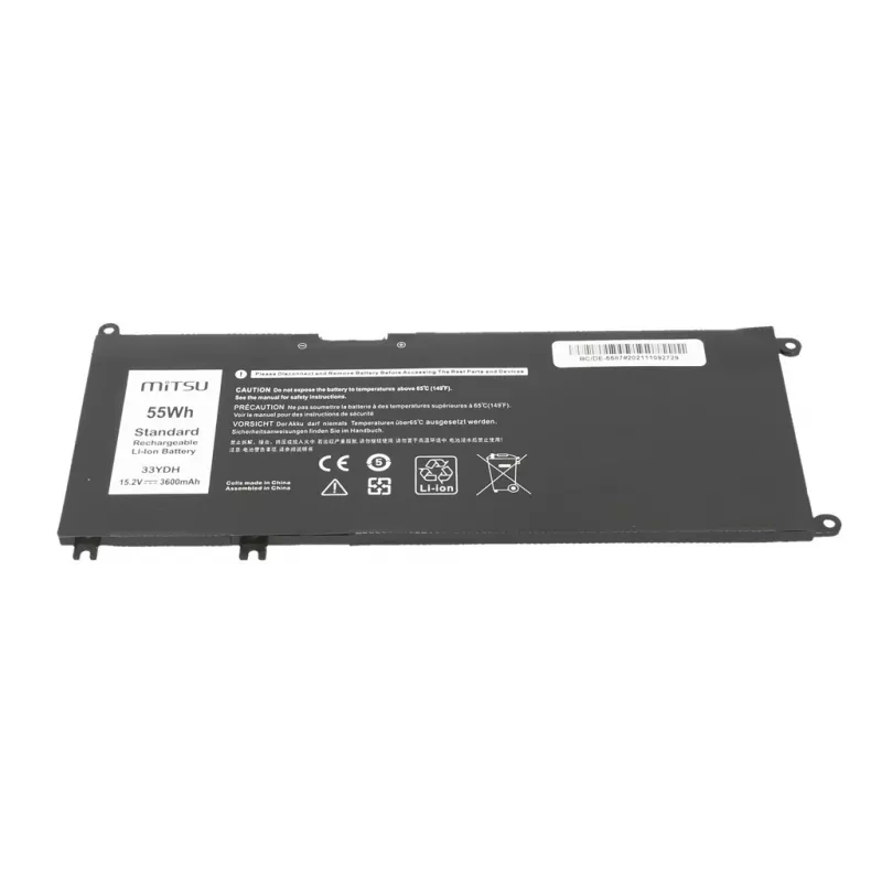 Akku für Dell Inspiron 15 5587, 7588 3600 mAh (55 Wh) 15,2 Volt