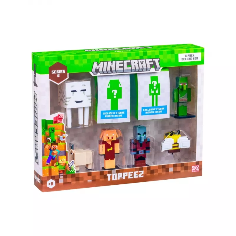 Minecraft S2 Figuren - 8er-Packung Deluxe-Box (Sortiment)