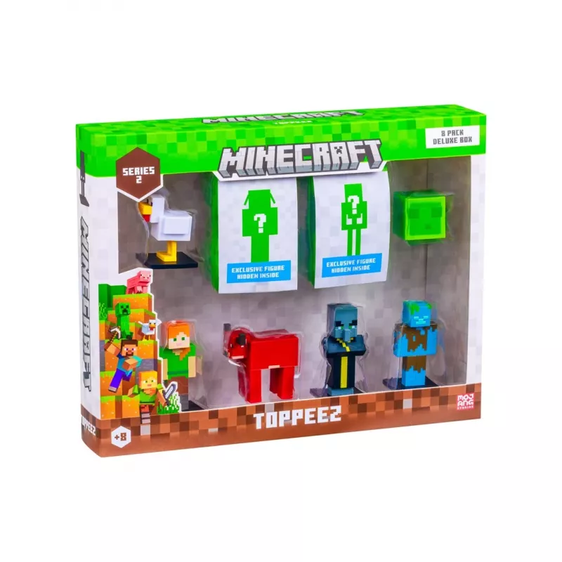 Minecraft S2 Figuren - 8er-Packung Deluxe-Box (Sortiment)