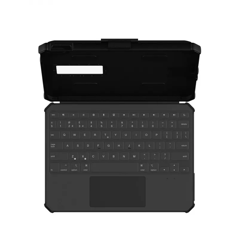 UAG USB-C Keyboard - obudowa ochronna z klawiaturą do iPad 10.9 10 gen. / 11 (A16) z uchwytem do Apple Pencil (black/gray)