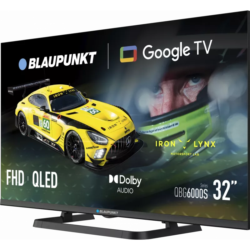 Blaupunkt QLED TV | 32QBG6000S | 32 Zoll | Smart TV | Google TV | Schwarz