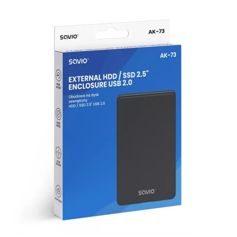 Externes HDD/SSD-Gehäuse AK-73 SAVIO