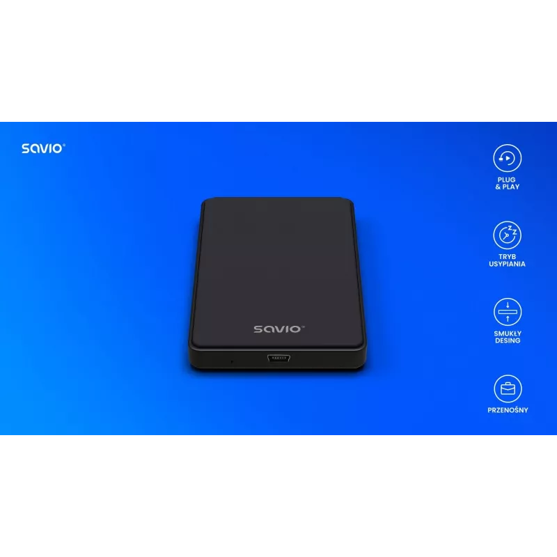 Externes HDD/SSD-Gehäuse AK-73 SAVIO