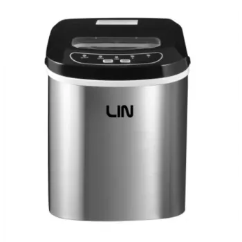 Tragbarer Eiswürfelbereiter LIN ICE PRO-S12 silber