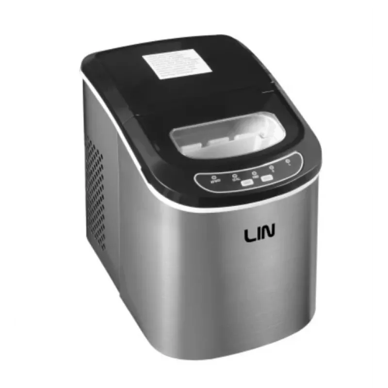 Tragbarer Eiswürfelbereiter LIN ICE PRO-S12 silber