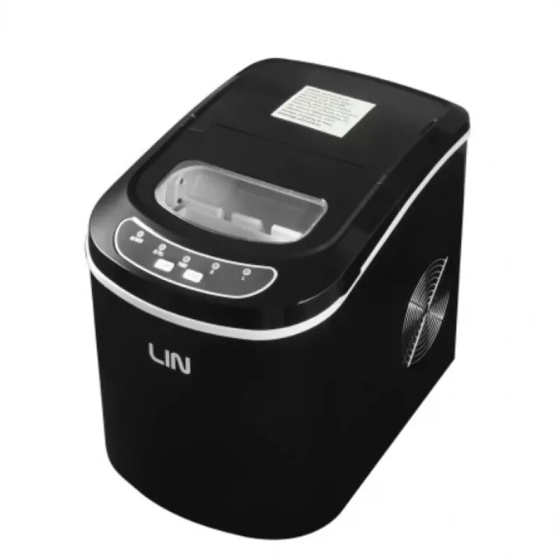 Tragbarer Eiswürfelbereiter LIN ICE PRO-B12 schwarz