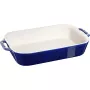 Staub Rechteckige Keramikform, dunkelblau, 34x24x7,6