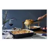 Staub Rechteckige Keramikform, dunkelblau, 34x24x7,6