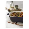 Staub Rechteckige Keramikform, dunkelblau, 34x24x7,6