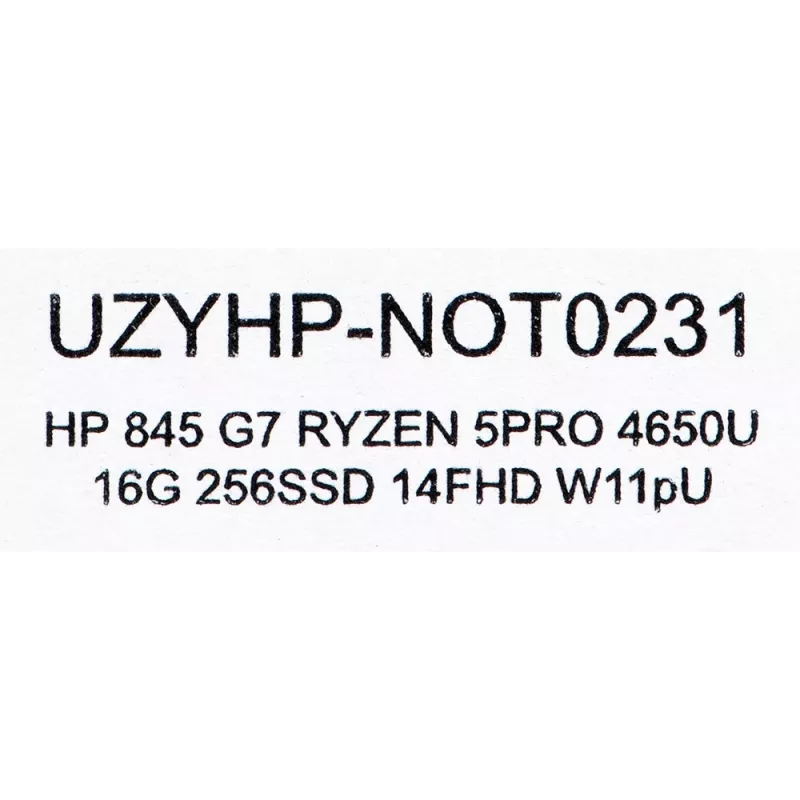 HP EliteBook 845 G7 AMD RYZEN 5 PRO 4650U 16 GB 256 GB SSD 14 Zoll FHD Win11 Pro gebraucht US-QWERTY