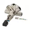 EFB Elektronik 88035P8.1 - RJ-45 - Silber - Stecker - Zink - Cat6 - 22/26