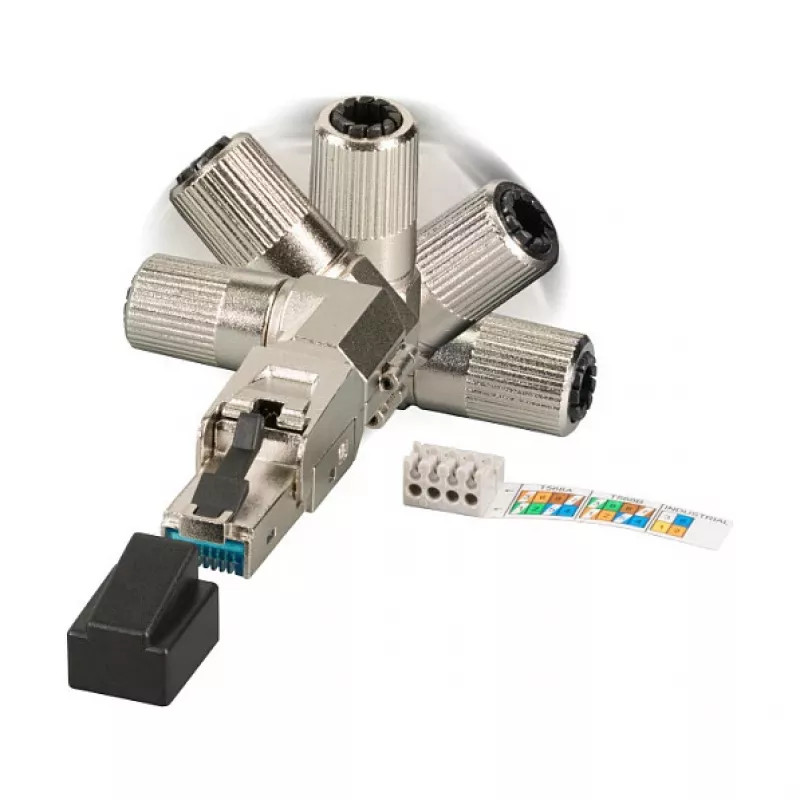 EFB Elektronik 88035P8.1 - RJ-45 - Silber - Stecker - Zink - Cat6 - 22/26
