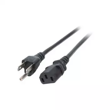 EFB-Elektronik Netzkabel USA/NEMA 5-15P - C13 180°, schwarz, 1,8 m, 3SJT AWG14 x 3C Hersteller: EFB Elektronik (EK462.1,8)