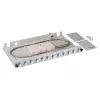 Fiber-Spleißbox EFB Elektronik BA71921L24, LC 9/125µm OS2, 24 Pigtails getrennt, 12 Koppler, ausziehbar