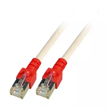 EFB-Elektronik RJ45 Patchkabel Cat.5e SF/UTP PVC-Mantel Rot CCA gekreuzt Grau 10m Hersteller: EFB Elektronik (K5450.10)